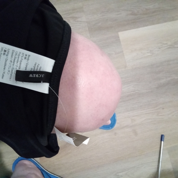 Black Bikini Swimsuit NWT Halter Top Ekouaer, NWT Bottoms J. Crew Size M - Picture 12 of 16